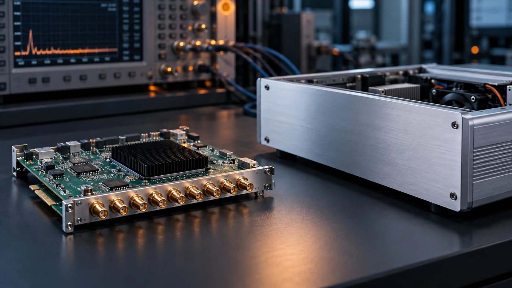 Illustrative digitizer integration for a research and test system