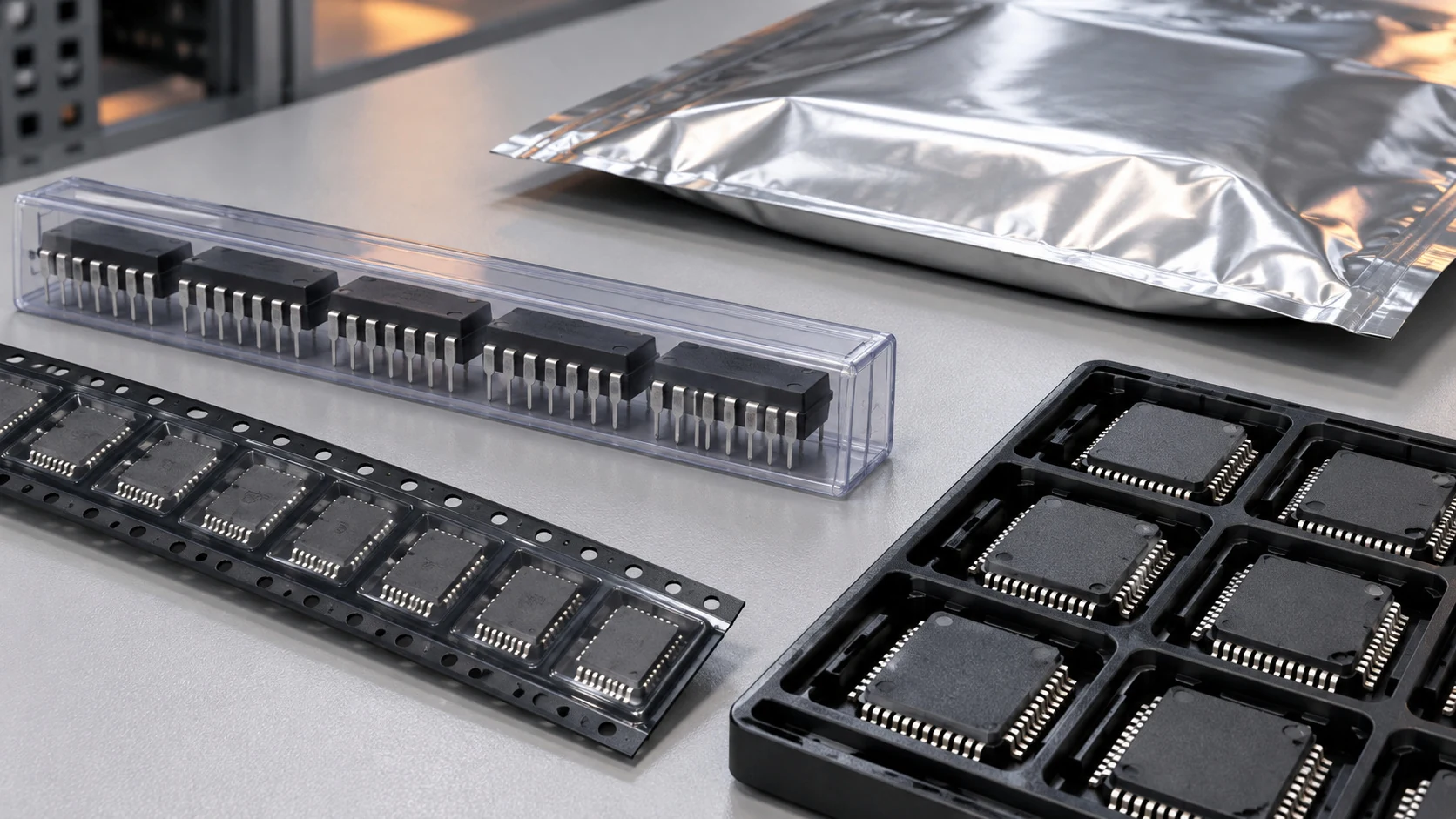Illustrative component packaging for purchasing review